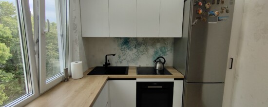 Угловая кухня «Олимп» в ЖК «Минск Мир»