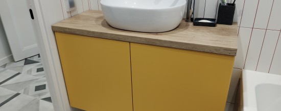 Мебель в ванную комнату «Наутилус» в ЖК «Минск Мир»