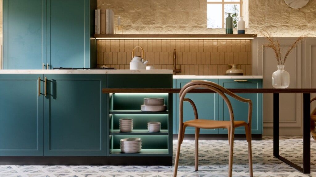 Заказать кухню из крашеного МДФ в Минске